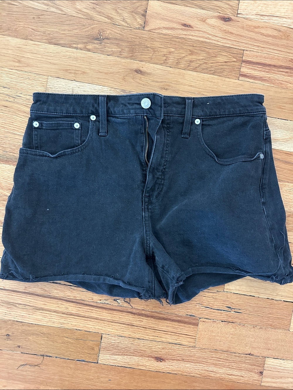 Madewell Curvy High Rise Denim Shorts